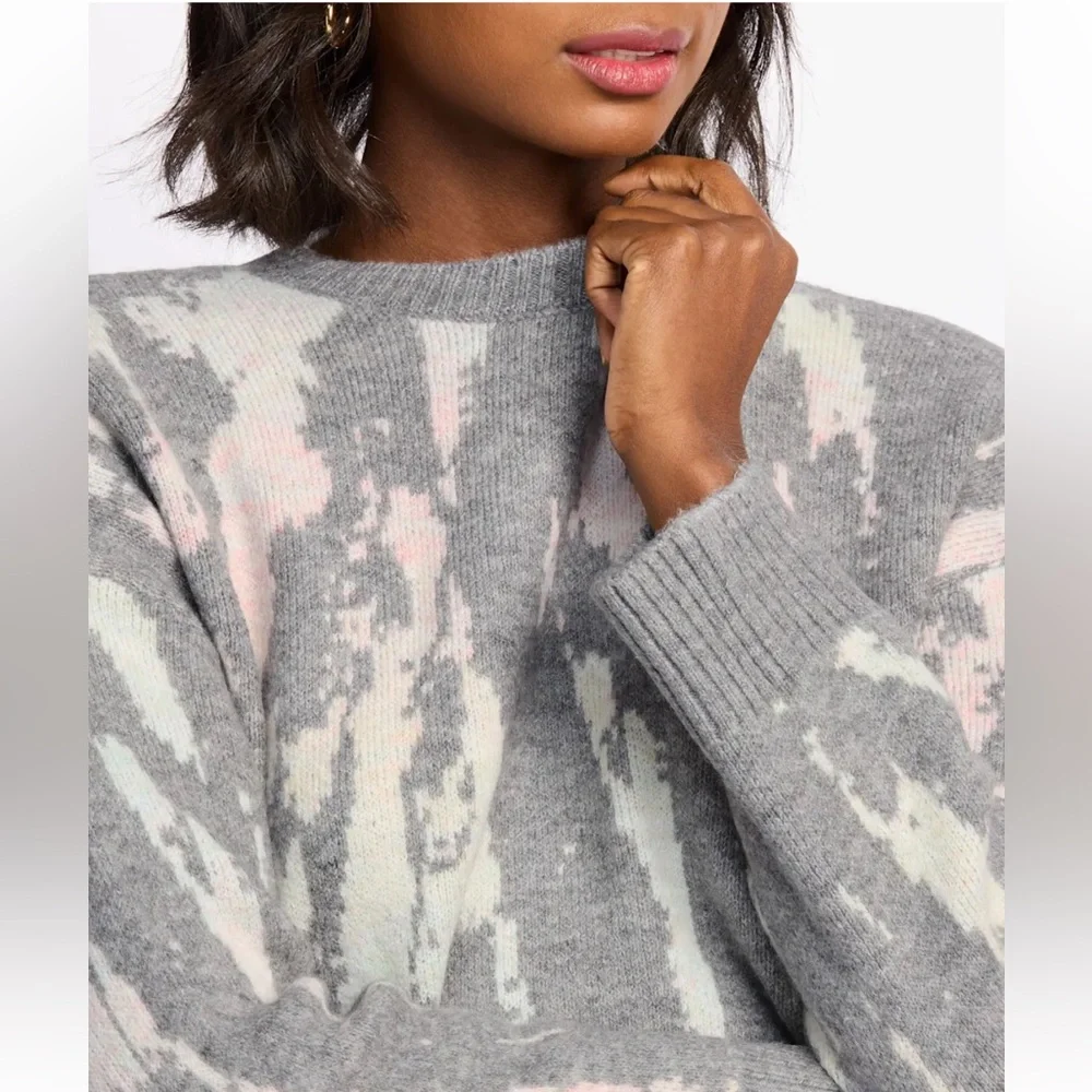 Rails. Virgo Sweater - Grey Tie Dye -size medium NWT - Picture 4 of 5